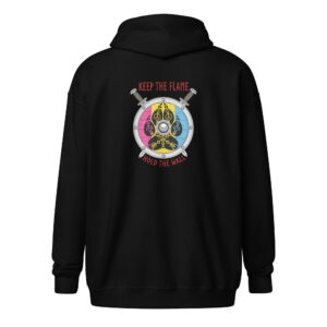 Pansexual Shield Wall Unisex heavy blend zip hoodie