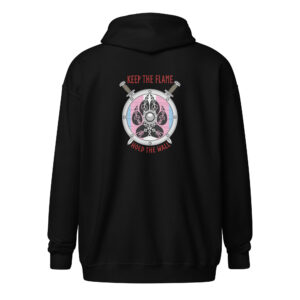 Transgender Shield Wall Unisex heavy blend zip hoodie