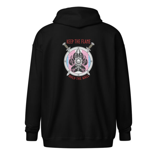 Transgender Shield Wall Unisex heavy blend zip hoodie