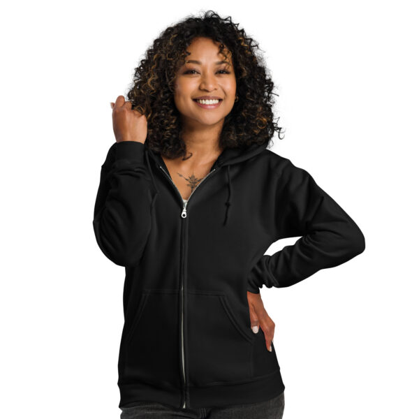 Odin says trans rights Unisex heavy blend zip hoodie - Image 2