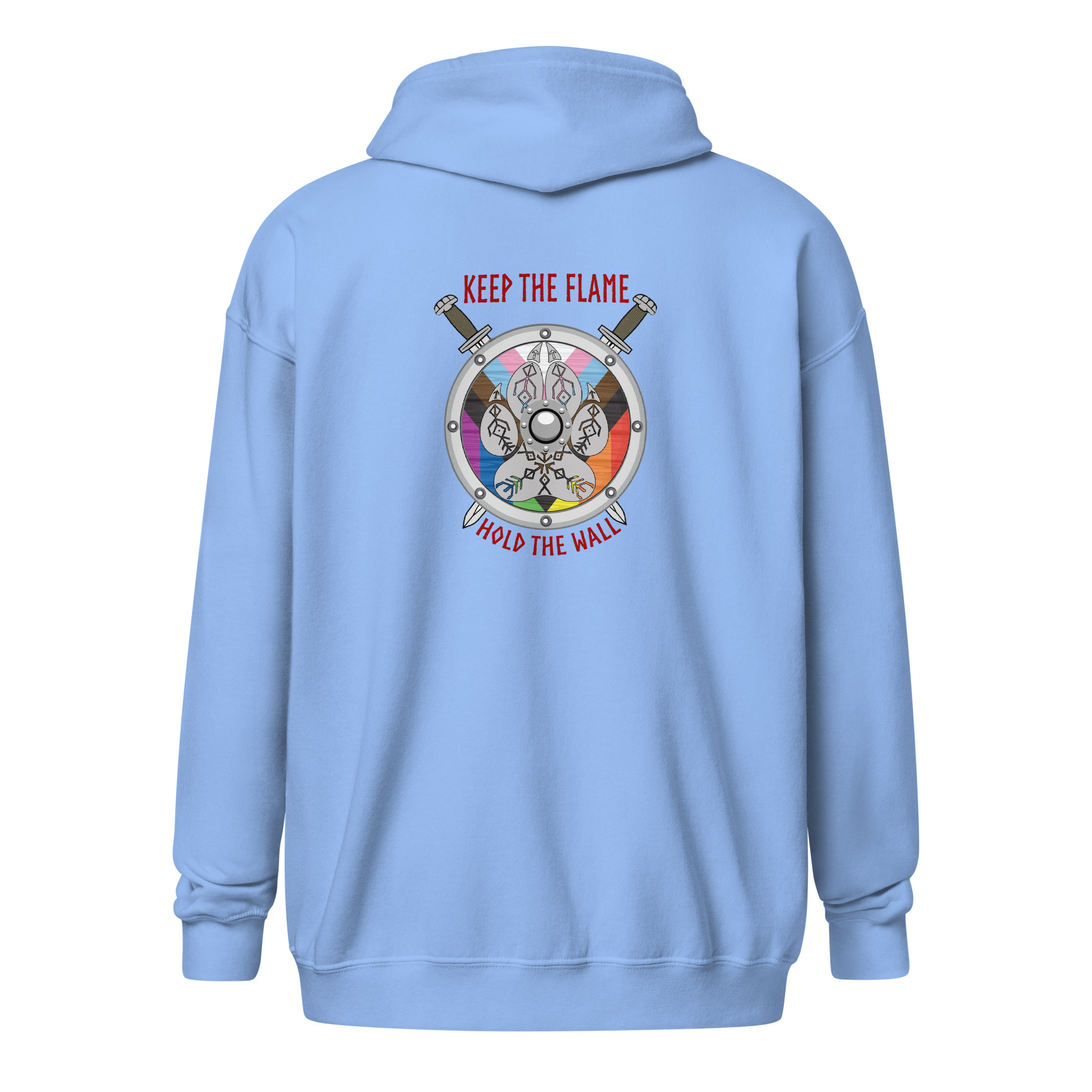 Progress Shield Wall Unisex heavy blend zip hoodie - Image 3