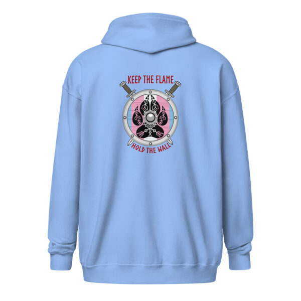Transgender Shield Wall Unisex heavy blend zip hoodie - Image 3