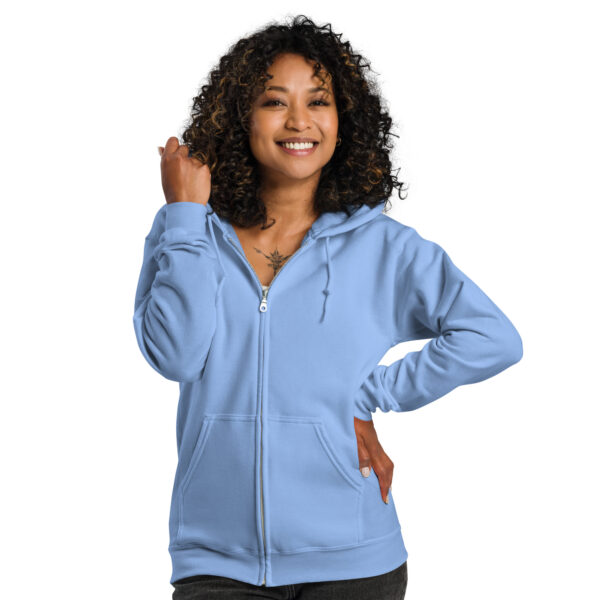 Odin says trans rights Unisex heavy blend zip hoodie - Image 6