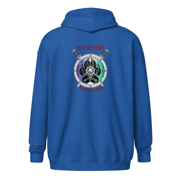 MLM Shield Wall Unisex heavy blend zip hoodie - Image 2