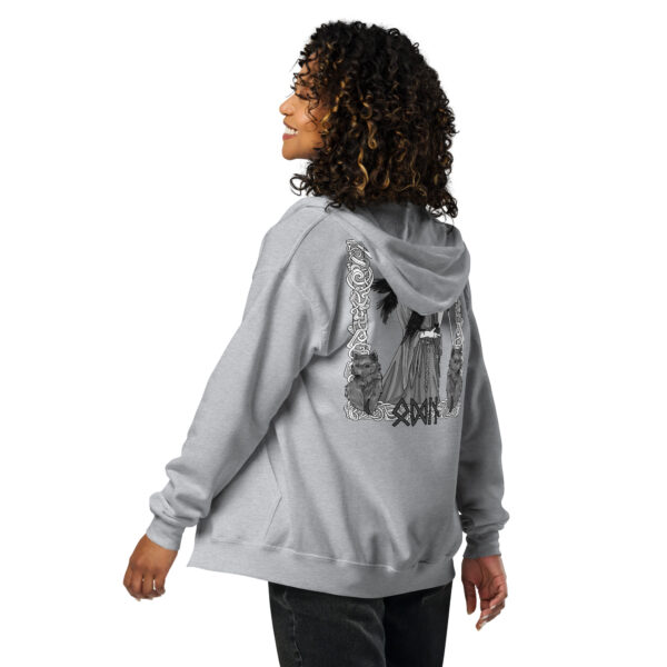 Odin Unisex heavy blend zip hoodie - Image 4
