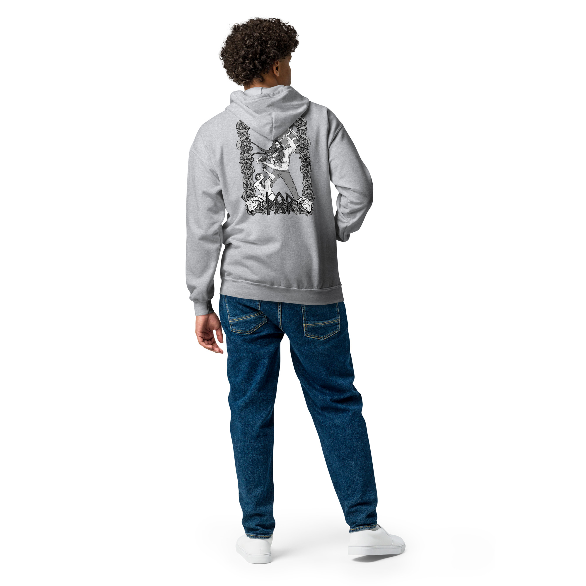 Thor Unisex heavy blend zip hoodie - Image 4