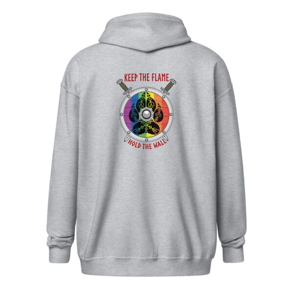 Pride Shield Wall Unisex heavy blend zip hoodie - Image 4