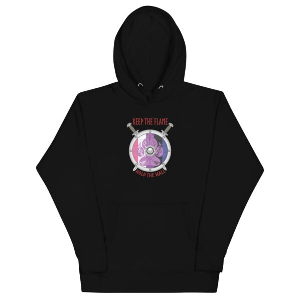 Gender-fluid Shield Wall Unisex Hoodie - Image 6