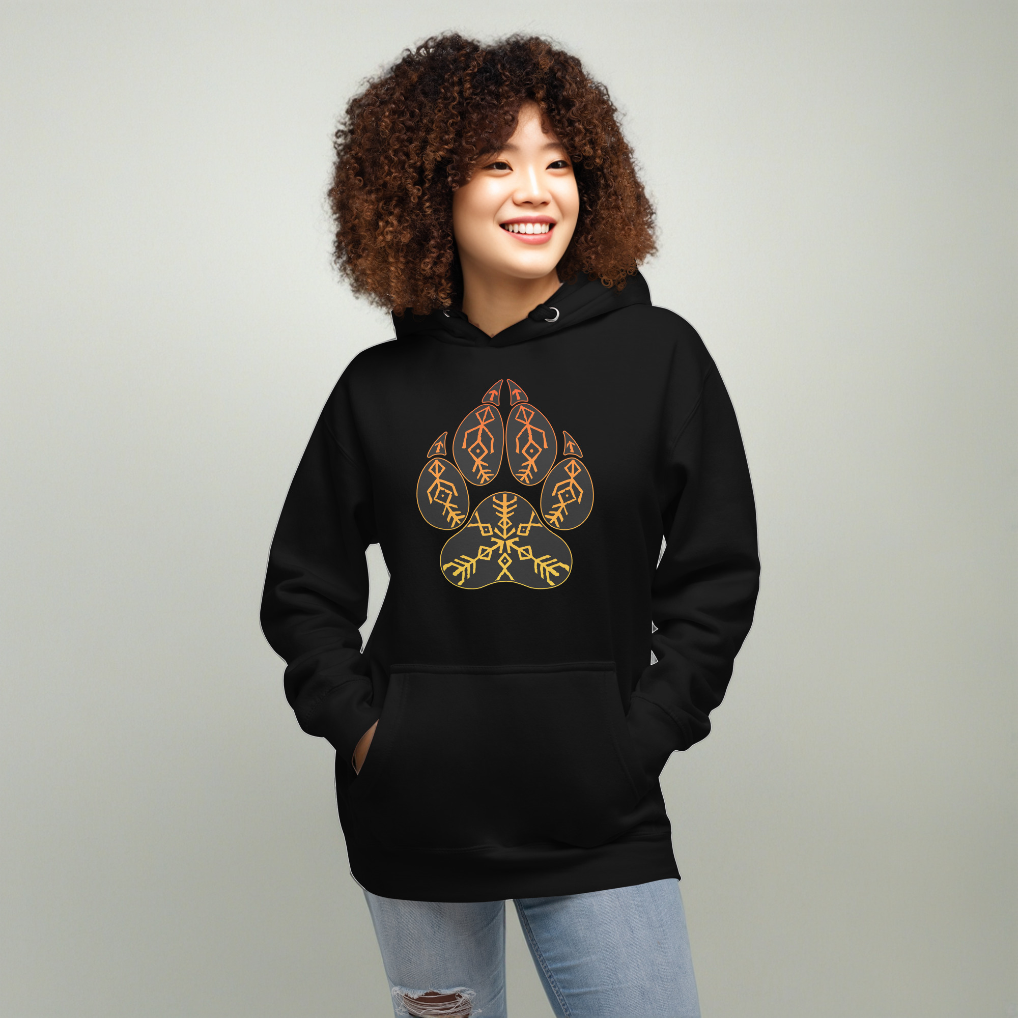 Wolfpack Paw Unisex Hoodie
