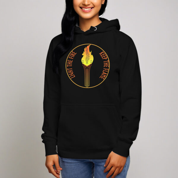 Keep the Flame Torch Unisex Hoodie