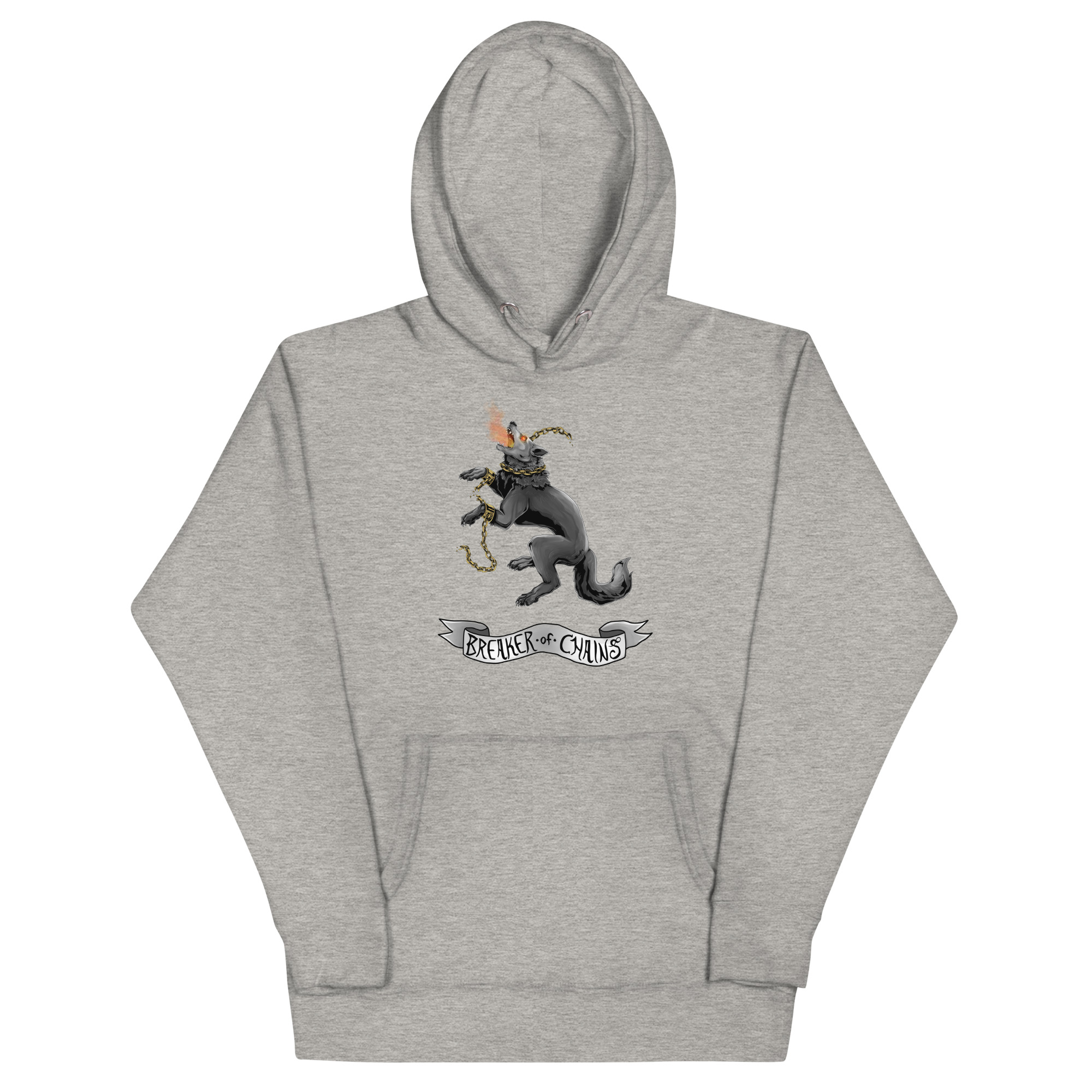 Fenrir Breaker of Chains B&W Unisex Hoodie - Image 5