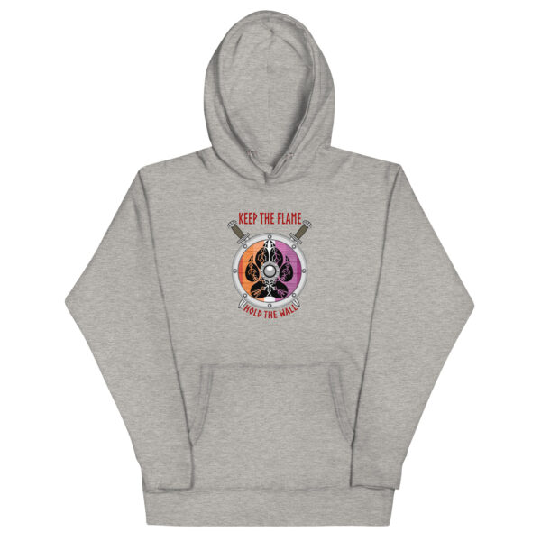 Lesbian Shield Wall Unisex Hoodie - Image 5
