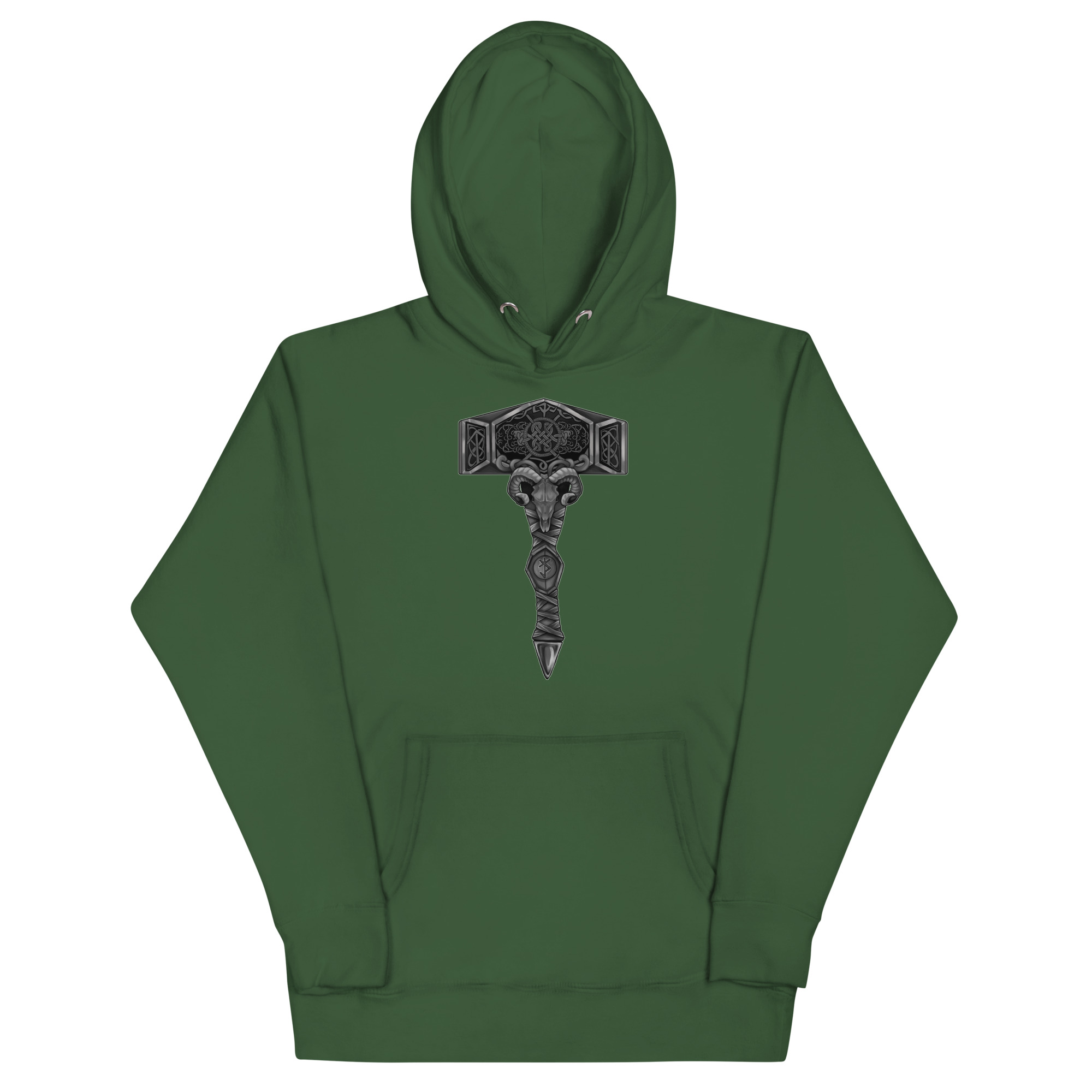 No Kness Discrete Unisex Hoodie - Image 4
