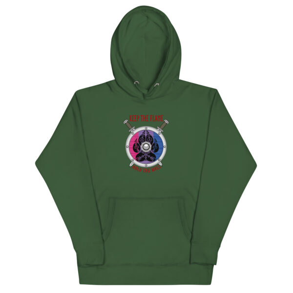 Bisexual Shield Wall Unisex Hoodie - Image 5