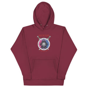 Bisexual Shield Wall Unisex Hoodie