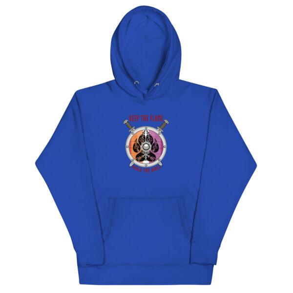 Lesbian Shield Wall Unisex Hoodie - Image 2