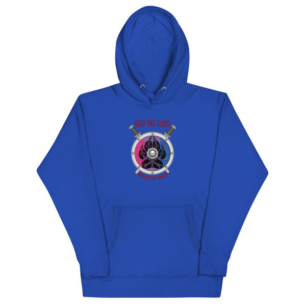 Bisexual Shield Wall Unisex Hoodie - Image 3