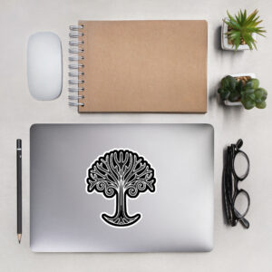 Yggdrasil Bubble-free stickers - Black lines