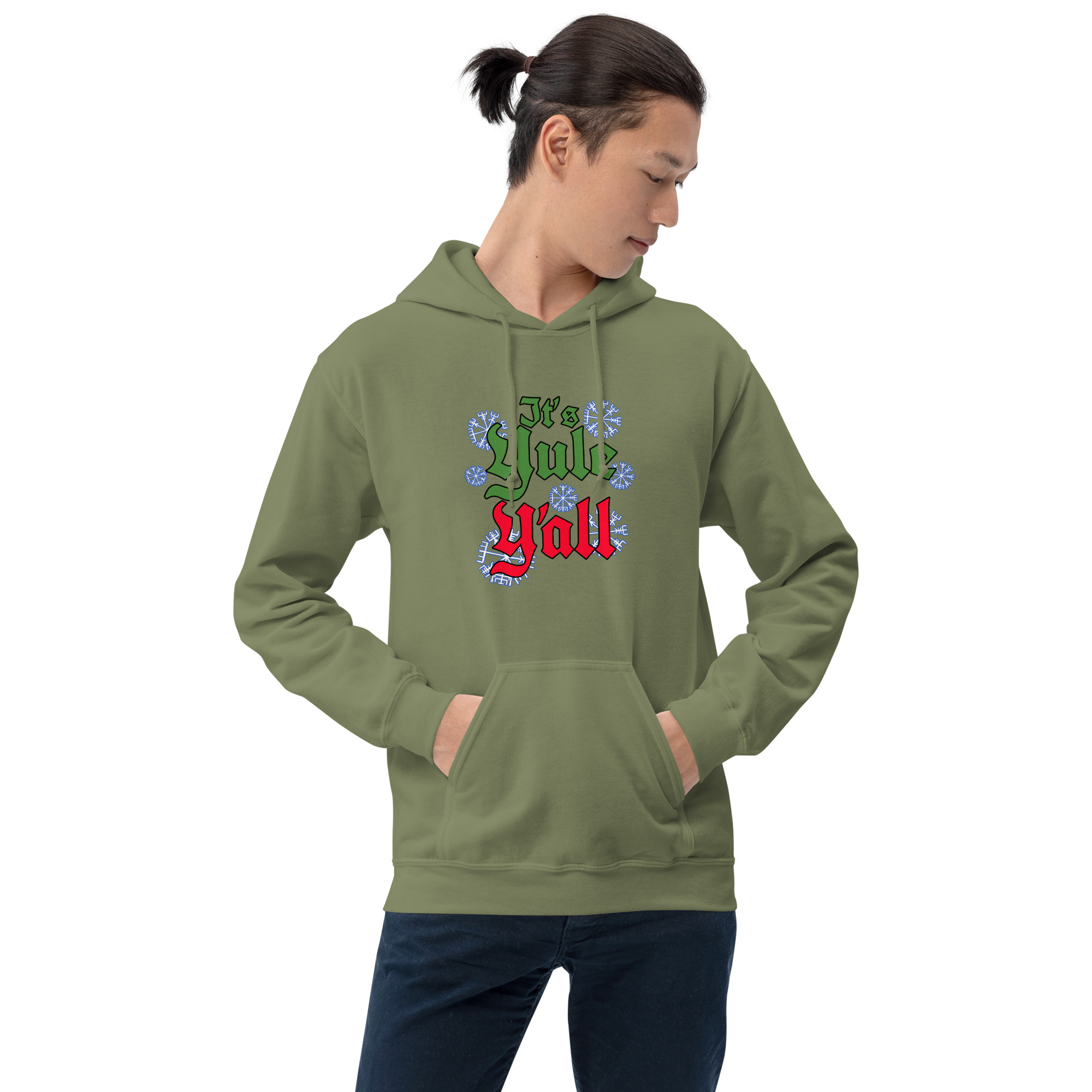 Yule, Y'all Unisex Hoodie - Image 8