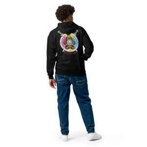 Pansexual Shield Wall Unisex heavy blend zip hoodie