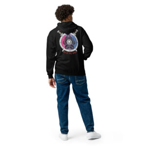 Bisexual Shield Wall Unisex heavy blend zip hoodie