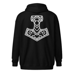 Mjolnir - White Hands Unisex heavy blend zip hoodie