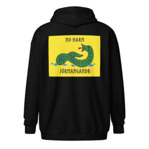 No Harm Jormungandr Unisex heavy blend zip hoodie