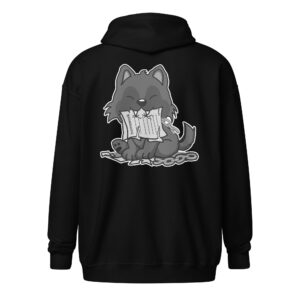 Fenrir Ate My Homework Unisex heavy blend zip hoodie