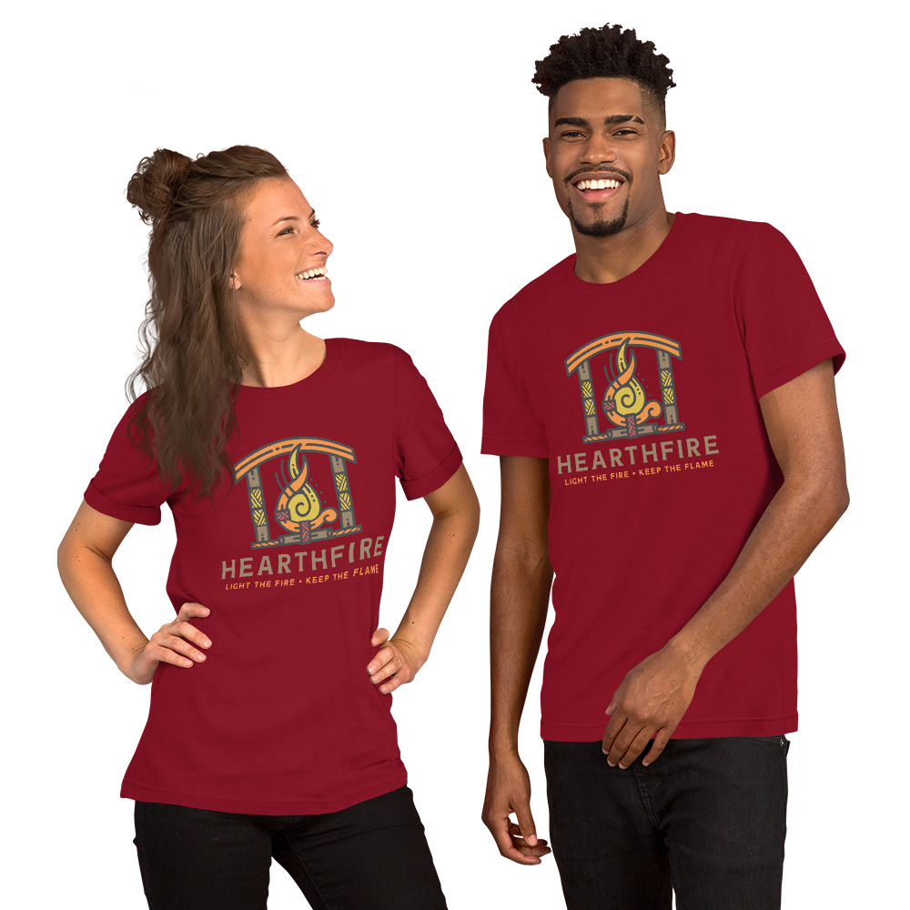 Hearthfire Unisex t-shirt - Image 2